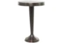 12" Bronzed Metal Accent Table - Back
