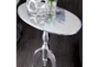 22" Aluminum Oval Accent Table - Room