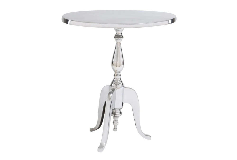 22" Aluminum Oval Accent Table