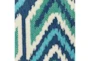 7'9" Round Outdoor Rug-West Bay Ikat - Material