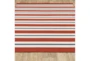3'6"x5'5" Outdoor Rug-Cabana Stripes Red - Detail