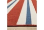 3'6"x5'5" Outdoor Rug-Cabana Stripes Red - Detail