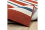 6'6"x9'5" Outdoor Rug-Cabana Stripes Red - Detail
