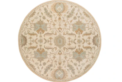 4 Round Rug Navona Ivory Living Spaces, How Big Is A 4 Round Rug