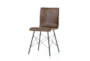 Camden Brown Faux Leather Dining Chair - Signature