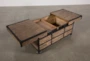Cody Expandable Coffee Table With Casters - Top