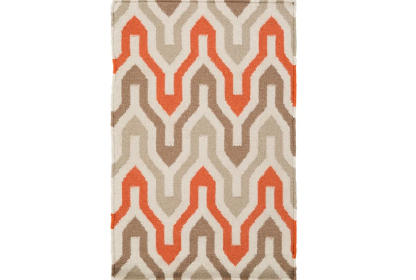 2'x3' Rug-Andres Taupe/Tangerine - 360
