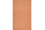 3'5"x5'5" Rug-Tron Tangerine/Grey - Signature