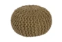 Pouf- Cabled Olive - Signature