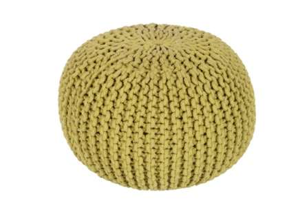 Pouf-Cabled Moss - Main