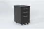 Jaxon 3 Piece Office Set With Corner Desk, Mobile File Cabinet + Bookcase - Side