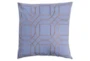 Accent Pillow-Nessa Geo Sky Blue/Light Grey 18X18 - Signature