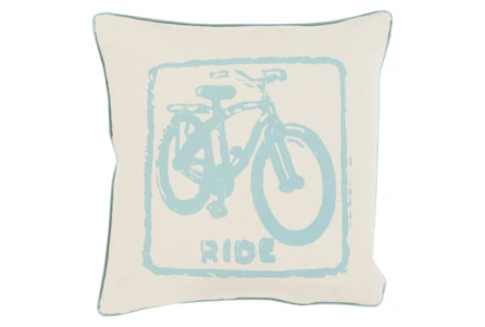 Accent Pillow-Ride Moss/Beige 18X18