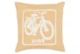 Accent Pillow-Ride Gold/Ivory 18X18 - Signature