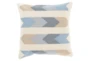Accent Pillow-Arrow Abstract Beige Multi 18X18 - Signature