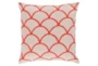Accent Pillow-Scales Geo Ivory/Poppy 22X22 - Signature
