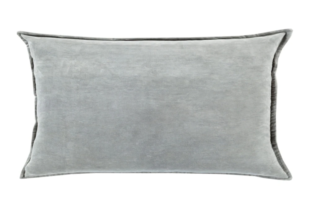 Accent Pillow-Beckley Solid Light Grey 13X19
