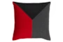 Accent Pillow-Ricci Red/Grey/Black 18X18 - Signature