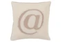 Accent Pillow-Atmark Khaki 18X18 - Signature