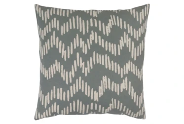 Accent Pillow-Charter Abstract Slate/Beige 20X20