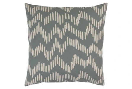 Accent Pillow-Charter Abstract Slate/Beige 20X20 - Main
