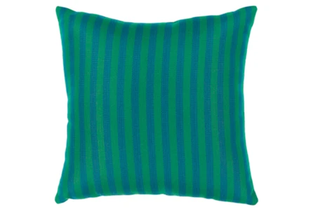 Accent Pillow-Brinley Stripe Teal 20X20 - Main