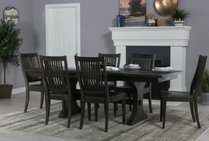 Extension Trestle Dining Table, 72 Dining Room Set