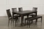 Valencia 64 Inch 6 Piece Extension Dining Set - Top
