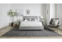 Dean Charcoal 3 Piece California King Upholstered Bedroom Set With Larkin Espresso Dresser + Nightstand - Room