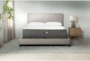 Dean Charcoal Queen Upholstered Panel Bed - Room^