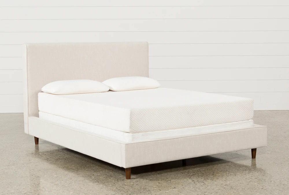 Dean Sand Full Upholstered Panel Bed
