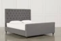 Leighton California King Upholstered Panel Bed - Signature