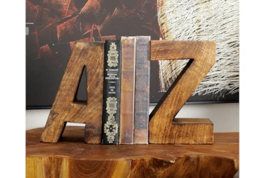 8 Inch Wood Bookend