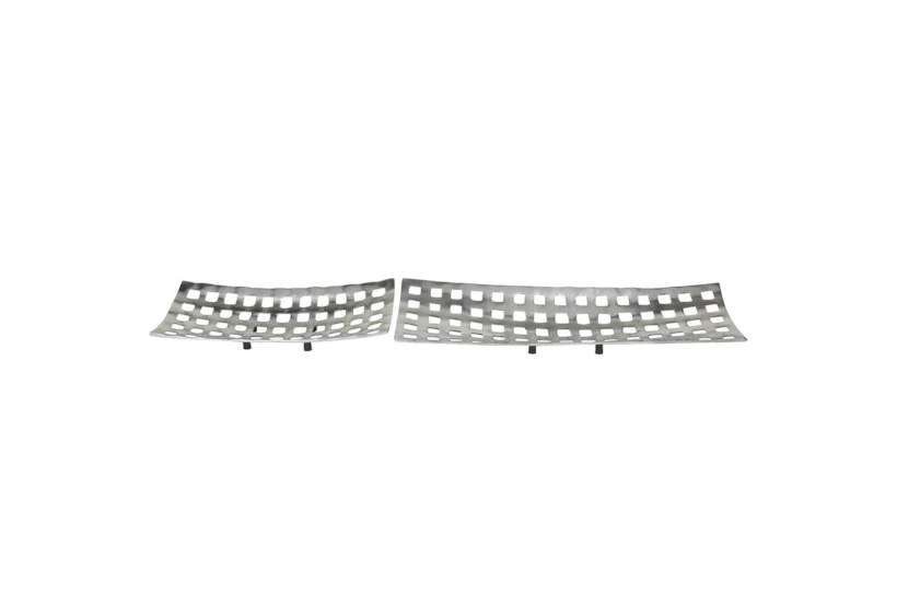 2 Piece Set Aluminum Trays - 360