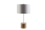 29 Inch Natural Wood Minimalist Table Lamp - Signature
