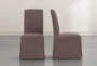 Garten Mauve Skirted Dining Side Chairs Set of 2 - Signature