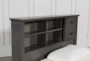 Owen Grey Twin Bookcase Bed With No Storage - Top