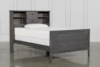 Owen Grey Full Bookcase Bed With No Storage - Signature
