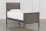 Owen Grey Twin Wood Panel Bed With No Storage - Signature