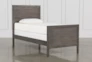 Owen Grey Twin Panel Bed With No Storage - Signature