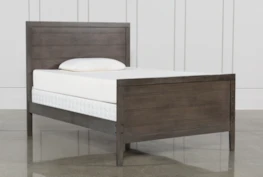 Owen Grey Full Panel Bed With No Storage
