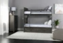Owen Grey Twin Over Twin Bunk Bed With Storage Trundle - Room