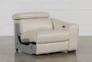Kristen Silver Grey Leather Right Arm Facing Power Recliner With USB - Left