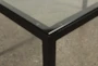 Ina Matte Black 60 Inch Dining Table W/Clear Glass - Default