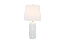 Youth Table Lamp-Faceted White