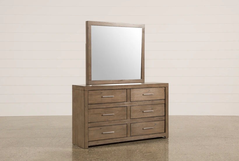 Riley Greystone 6 Drawer Dresser/Mirror - 360
