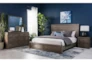 Riley Greystone California King Panel Bed With Storage and USB - Room