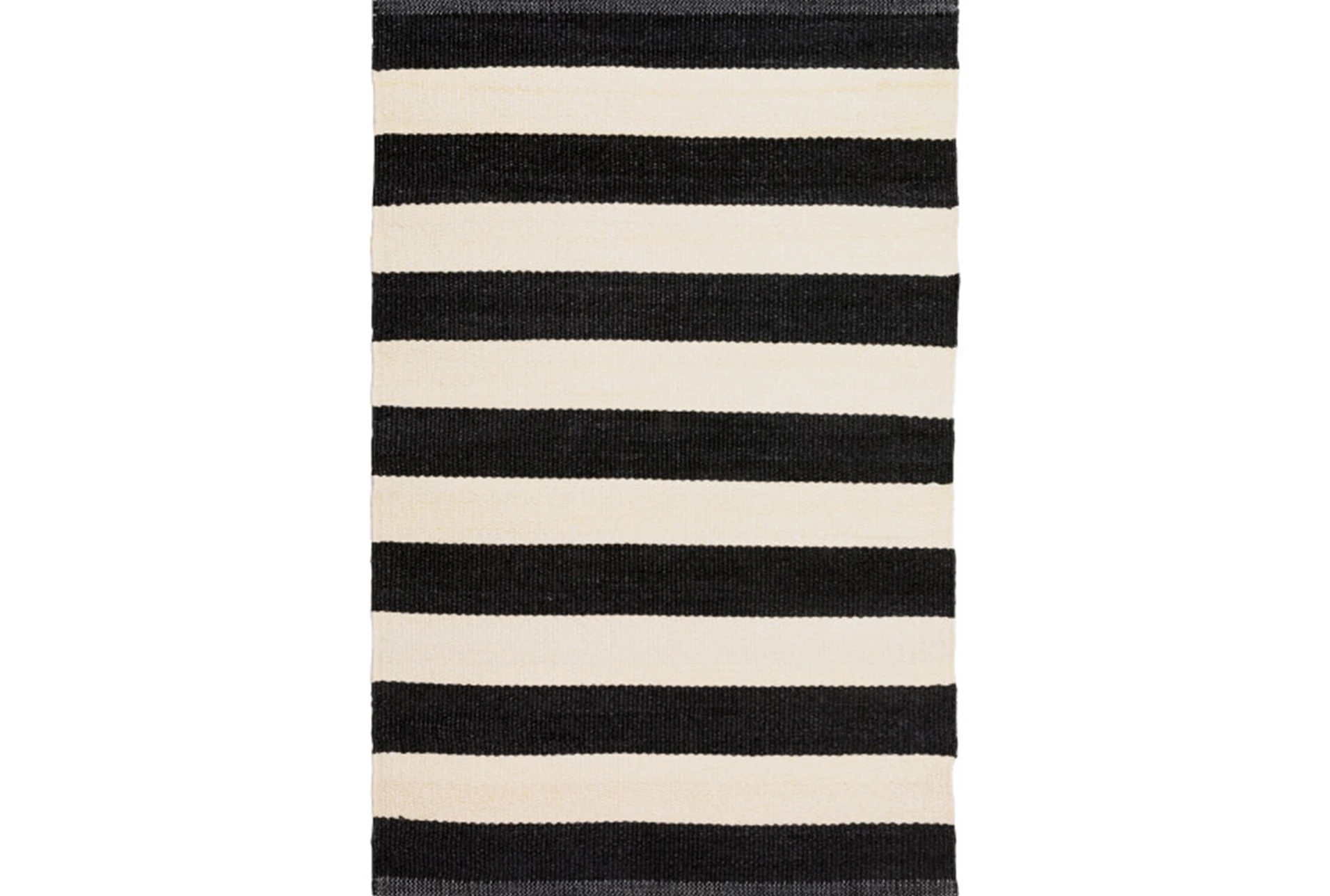 Striped Bath Rug White/Black - Opalhouse™