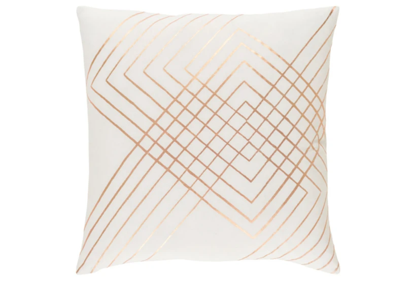 Accent Pillow-Intersecting Lines Cream 20X20 - 360