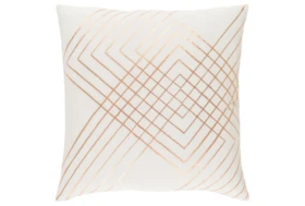 Accent Pillow-Intersecting Lines Cream 20X20
